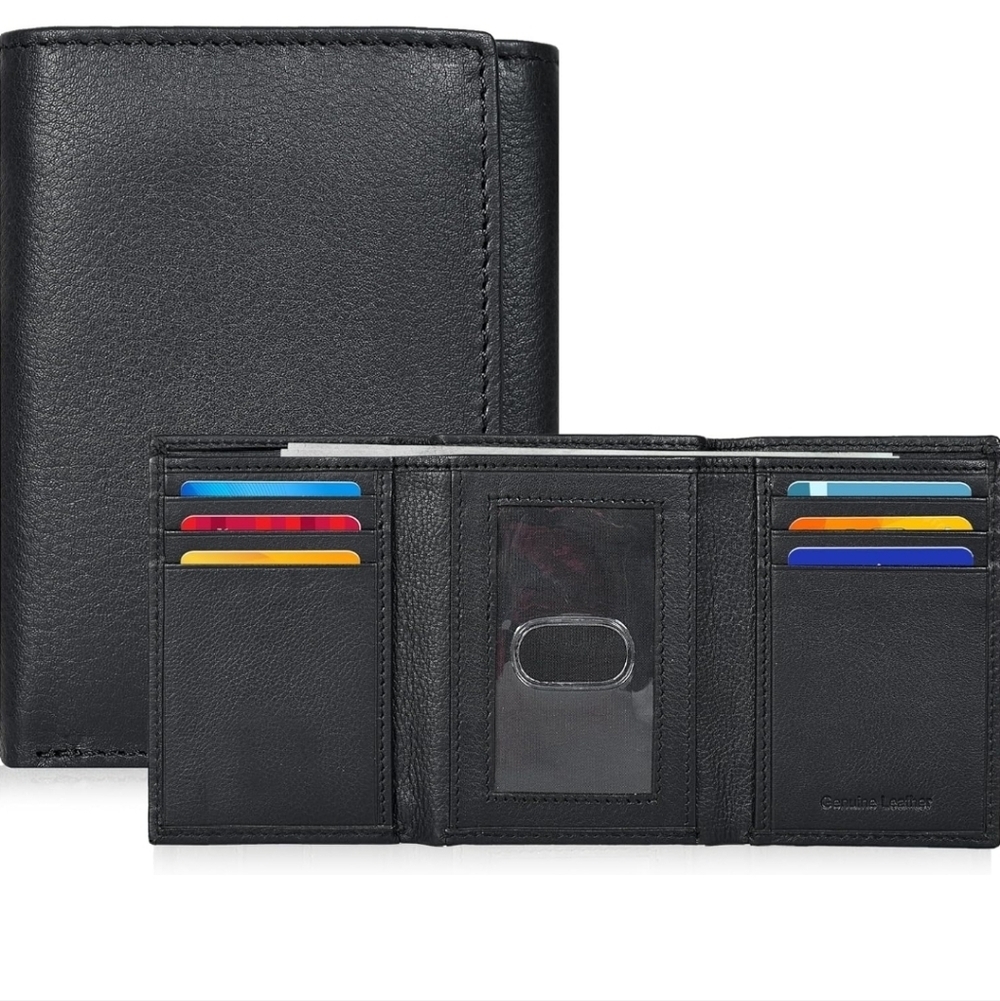 Black Genuine Leather Wallet